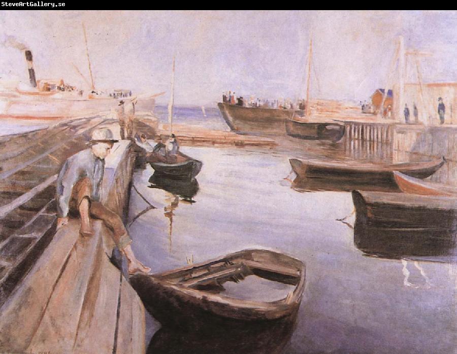 Edvard Munch Post boat